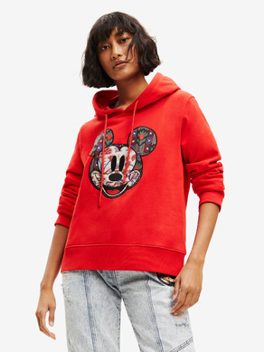 Desigual Face Patch Mickey Pulover