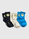 GAP Gap & Smiley® 3 pari otroških nogavic